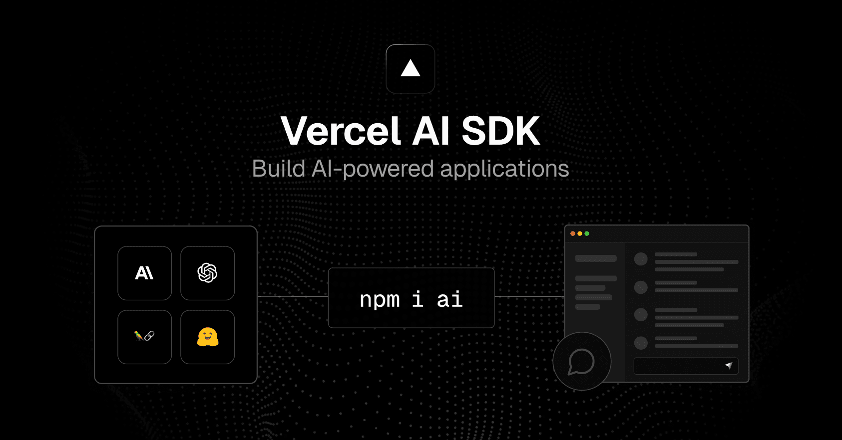 Interface de chat avec streaming de réponses IA intégré dans une application Next.js